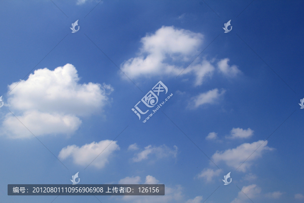 薛城的天空潔白的云