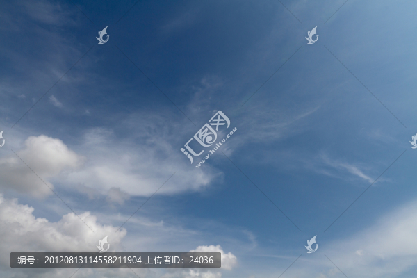 天空,白云