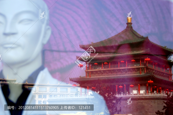 西安,兵馬俑,,玻璃