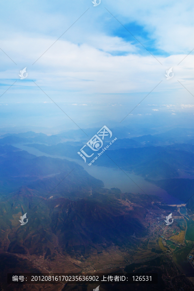 航拍天空