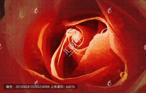 玫瑰,油畫
