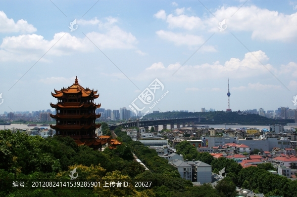武漢黃鶴樓景區(qū)風(fēng)光
