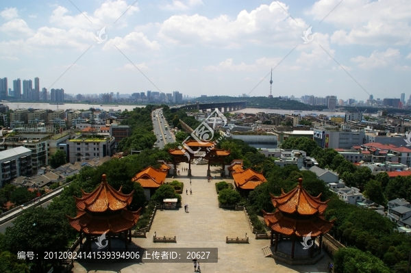 武漢黃鶴樓景區(qū)風(fēng)光