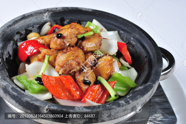 石鍋豆豉雞