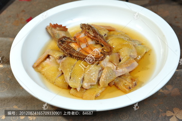 天下第一雞,,海馬煲草雞