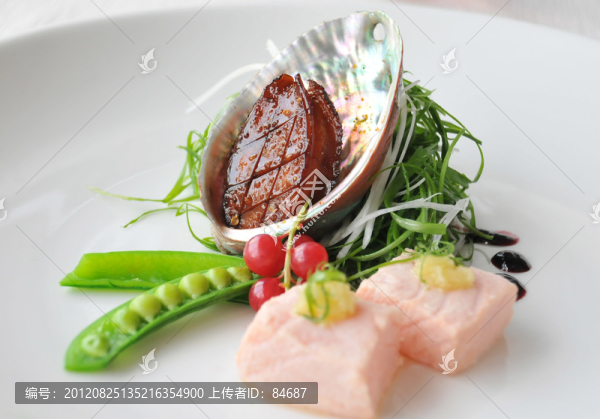 香煎鮮鮑魚