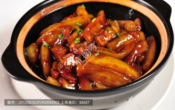 咸魚茄子煲