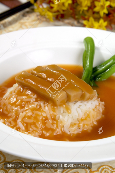 鮑汁花膠撈飯
