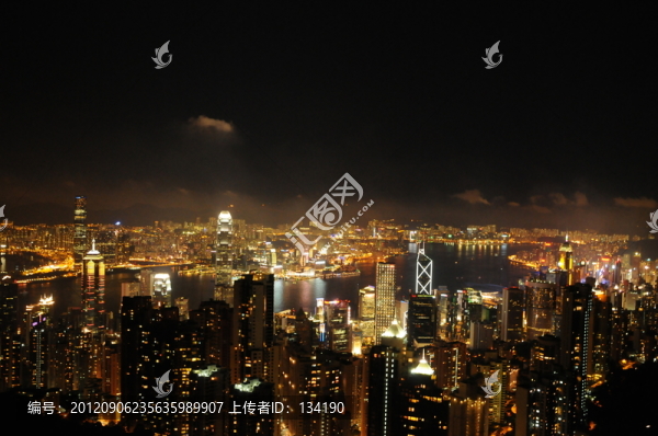 維多利亞港夜景
