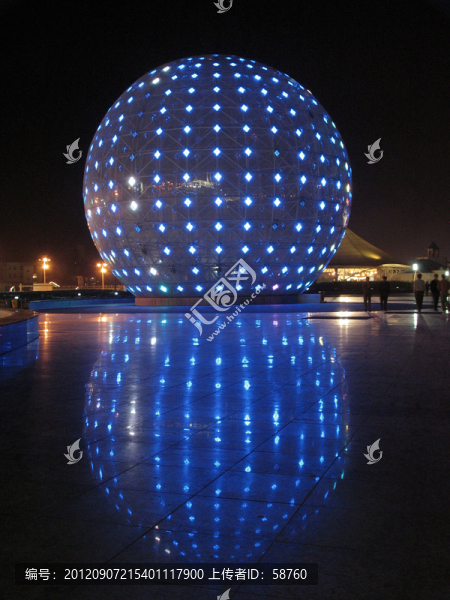 天津,海河外灘夜明珠