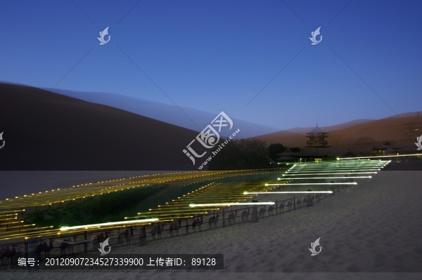 月牙泉夜景