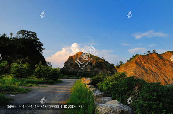 象山日落