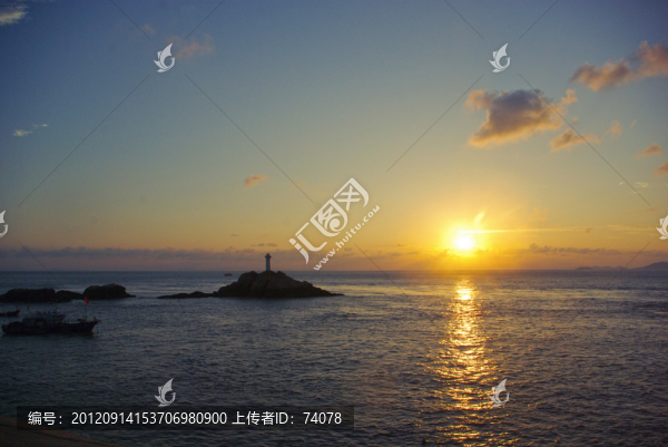 海島日落