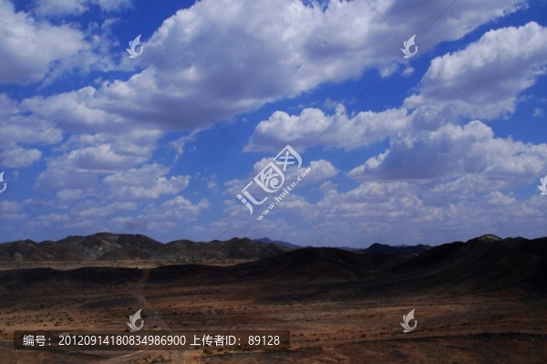 戈壁灘的天空