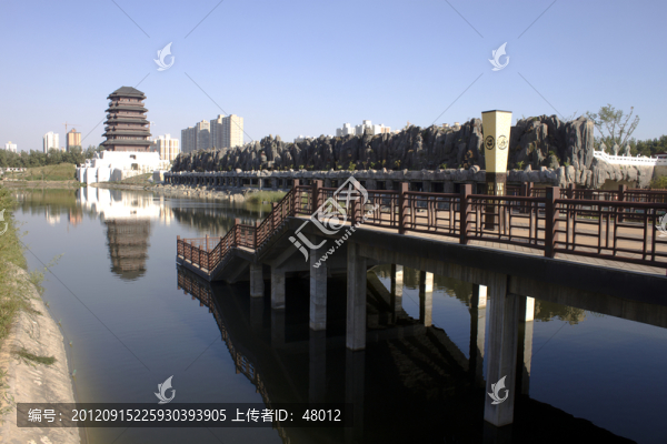 漢城湖公園角樓疊翠景區(qū)