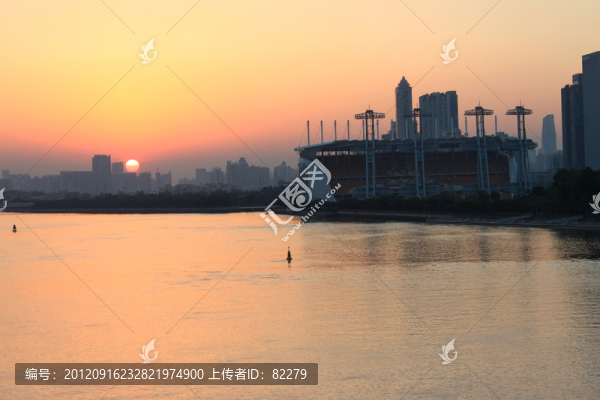 夕陽下的海心沙