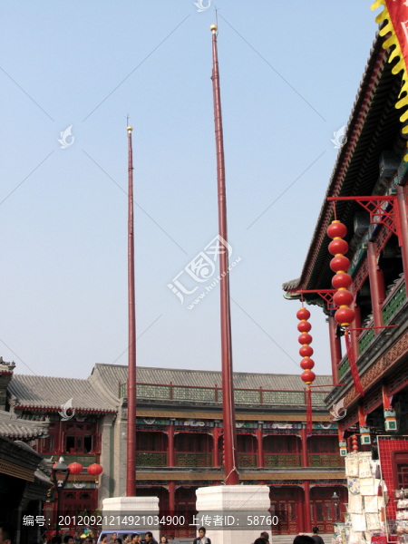 天津市古文化街,桅桿