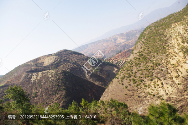 起伏山丘