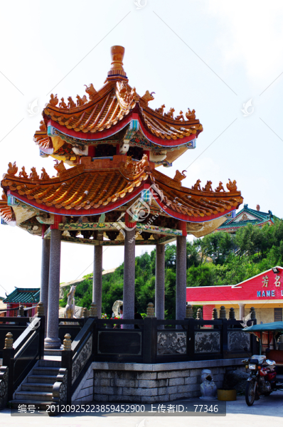 紅海灣南海寺亭子