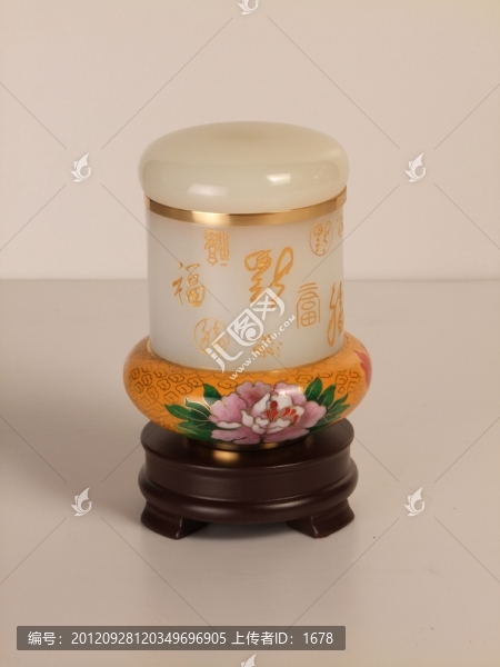 景泰藍(lán)茶葉罐