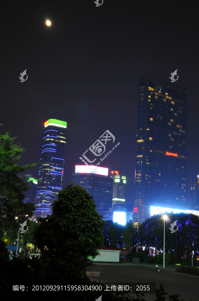 廣州夜景,粵海天河城大廈