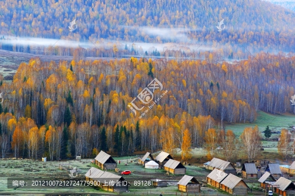 禾木晨景