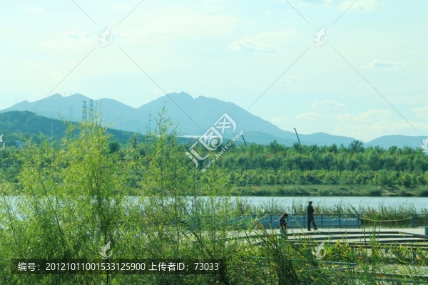 蓮石湖公園,,遠(yuǎn)山