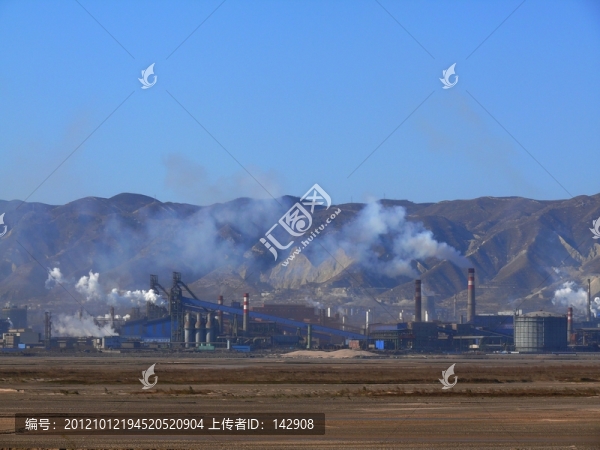 黃河岸邊焦化廠污染