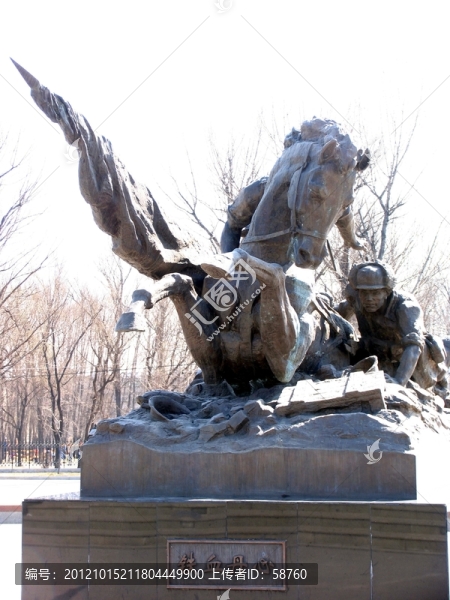 鞍山市二一九公園,雕塑