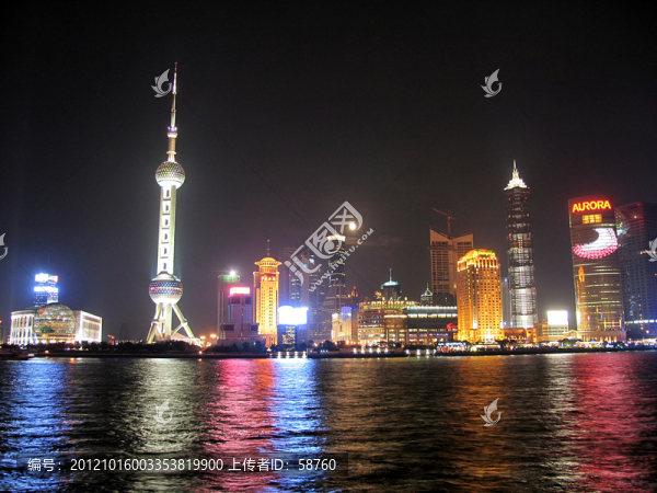 上海黃浦江,夜色闌珊