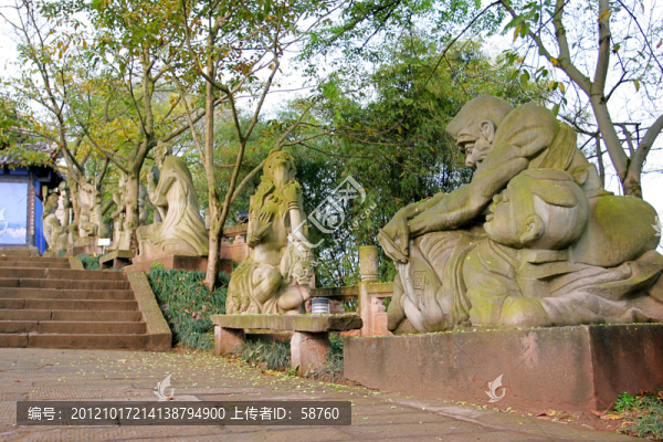 重慶豐都鬼城,眾鬼雕塑