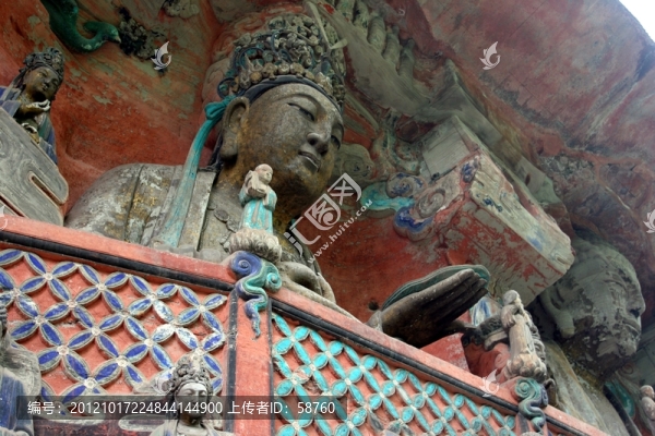 大足石刻,觀無量壽佛經(jīng)變相