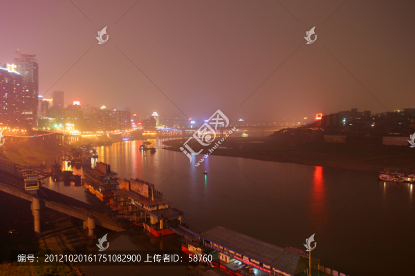 重慶,嘉陵江夜色
