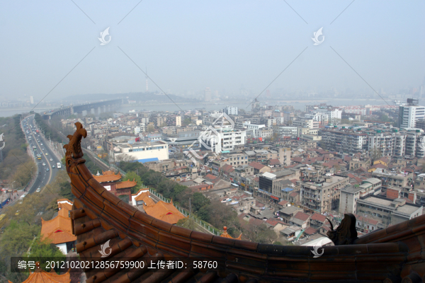鳥瞰武漢長(zhǎng)江大橋