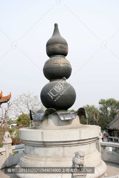 武漢,黃鶴樓葫蘆形寶頂