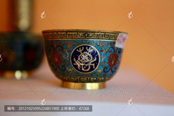 景泰藍碗
