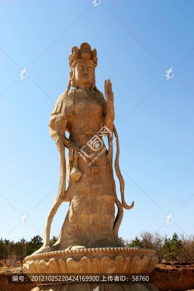 赤峰市,仿遼代觀音巨型雕塑