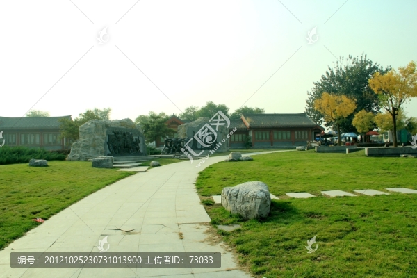 曉月湖公園,,,秋景