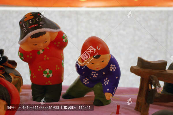 泥人作品,兒童