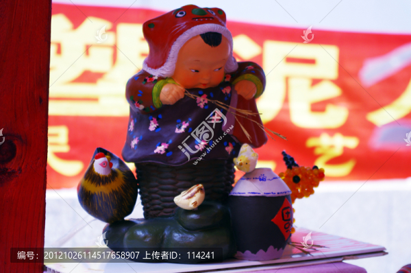 泥人作品,兒童