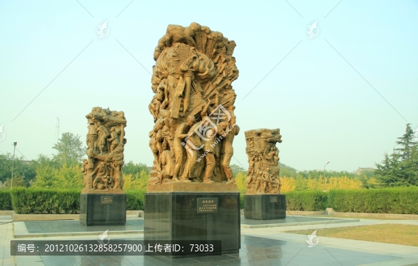 抗戰(zhàn)雕塑園,,,,雕塑,,狂轟亂炸