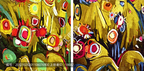 裝飾畫,無框畫,油畫,花團(tuán)