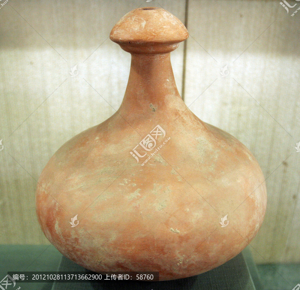 西安半坡博物館,細(xì)頸壺