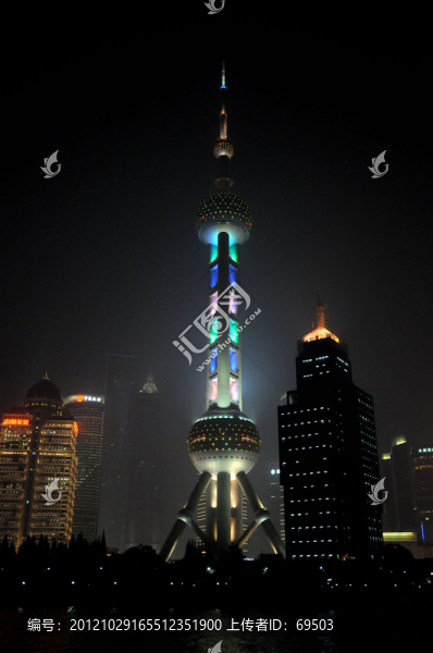 東方明珠夜景