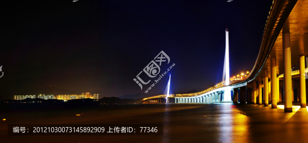 深圳灣大橋夜景