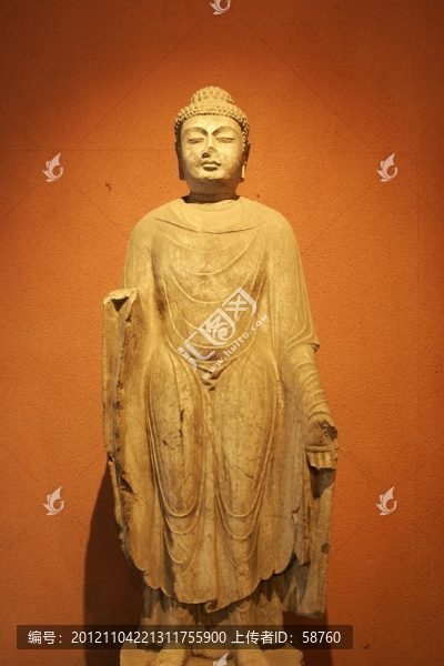 西安碑林博物館,佛立像