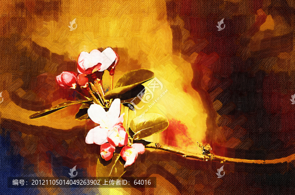 花卉裝飾畫