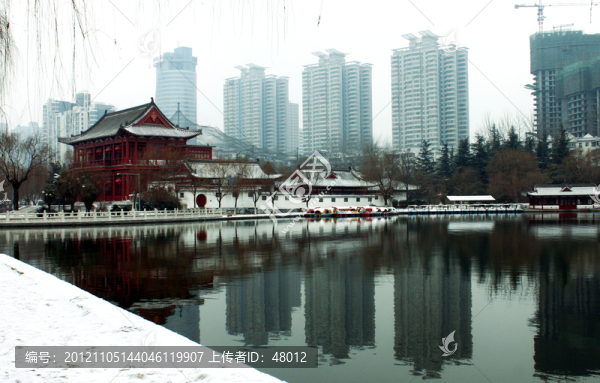 興慶湖冬景
