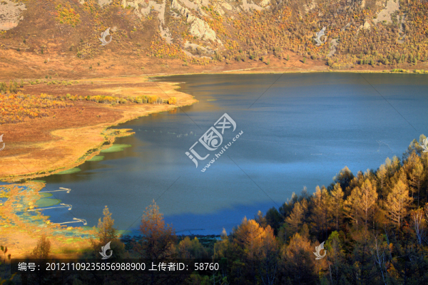 柴河林區(qū),臥牛湖秋色