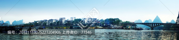 桂林漓江風(fēng)光,全景圖